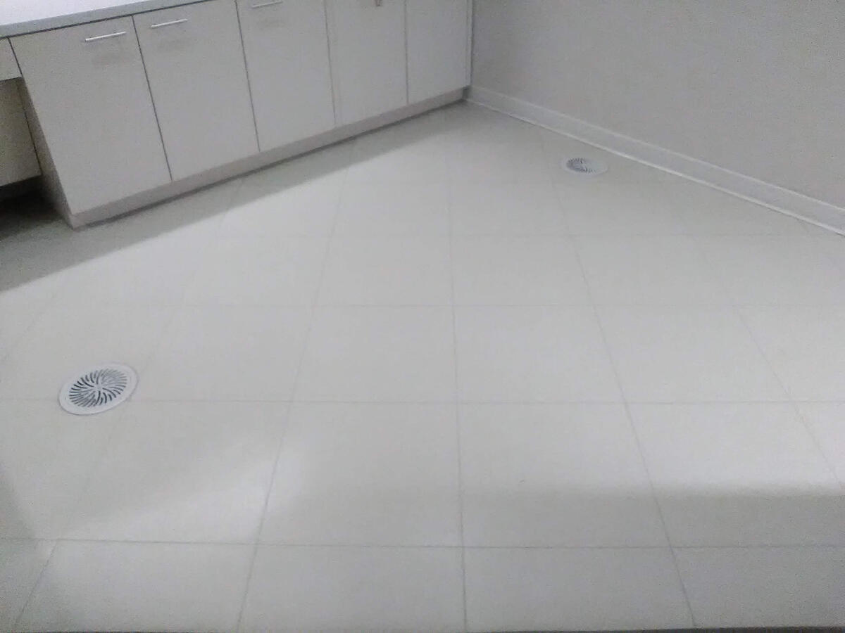 Scrubbed & Cleaned Floor